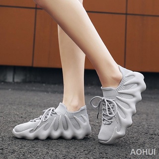 Thời trang ulzzang mùa hè mới giày bạch tuộc thoáng khí giày dép
