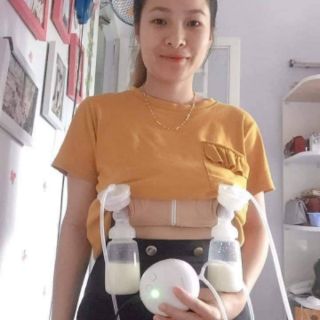 Máy hút sữa điện đôi real bubee