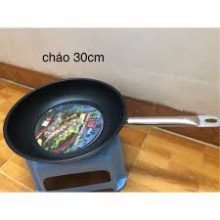 Chảo chống dính 3 đáy inox Fivestar cỡ đại từ 30cm-chảo đun bếp từ ,bền,đẹp,giá rẻ-Tân Hợp Thành-chính hãng-BH 5 năm