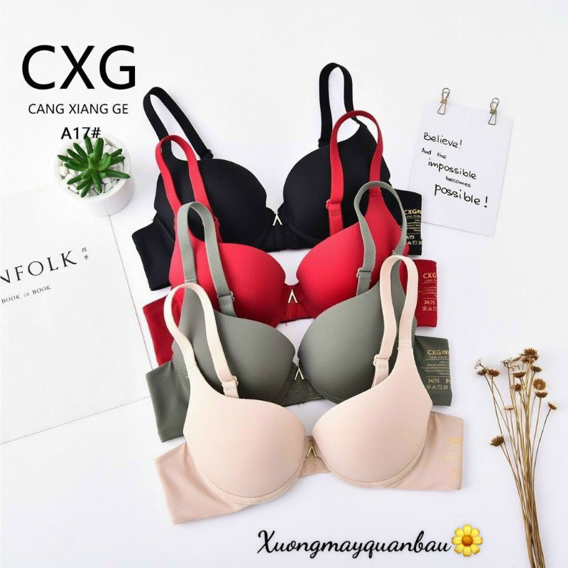 Áo lót đúc su đệm mút bàn tay CXG gợi cảm siêu nâng ngực  AL17
