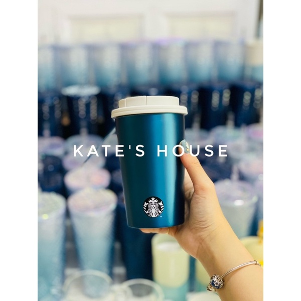 Ly cà phê Starbucks 355ml chính hãng, inox 304, để lạnh 4 - 6 tiếng