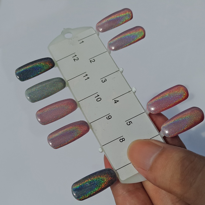 Hộp Bột Kim Tuyến Hishop Trang Trí Móng Tay Nghệ Thuật Chuyên Dụng Chất Lượng Cao