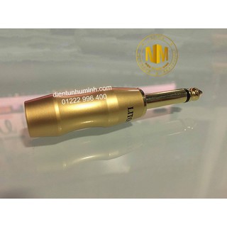 Jack 6.5mm liton thẳng mono vàng