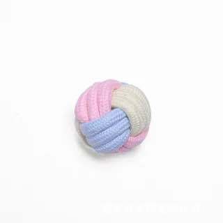 Dây thừng bóng bằng sợi cotton macaron bền làm đồ chơi tương tác cho cún cưng nhai gặm