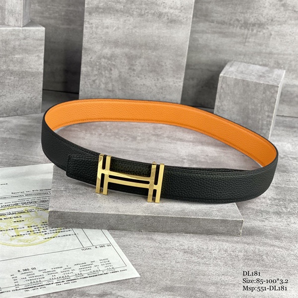 Dây lưng hai mặt hàng hiệu Her.mes - DL180-181
