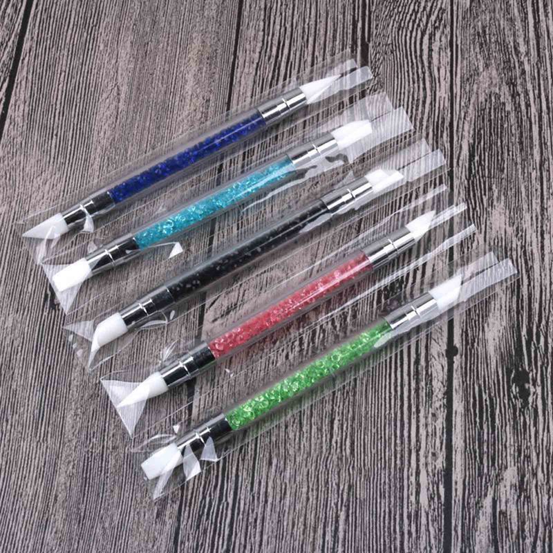 [Hàng mới về] Cọ vẽ trang trí móng đầu silicone 2 đầu