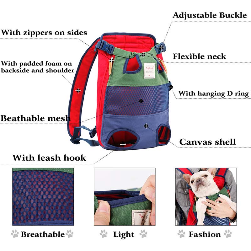 HamshMoc Balo địu thú cưng dùng khi đi ra ngoài tiện lợi