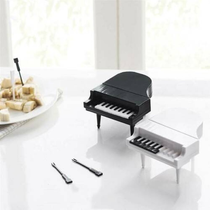 Nĩa Ăn Trái Cây Hình Đàn Piano Độc Đáo