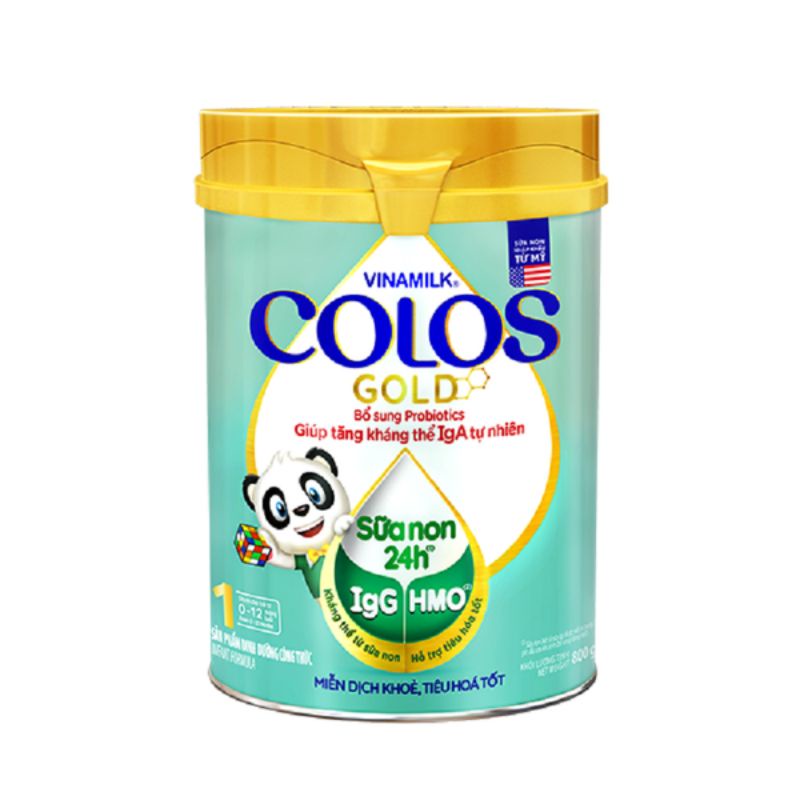 Sữa Non Vinamilk Colos Gold bổ sung sữa non 24h số 1 800g
