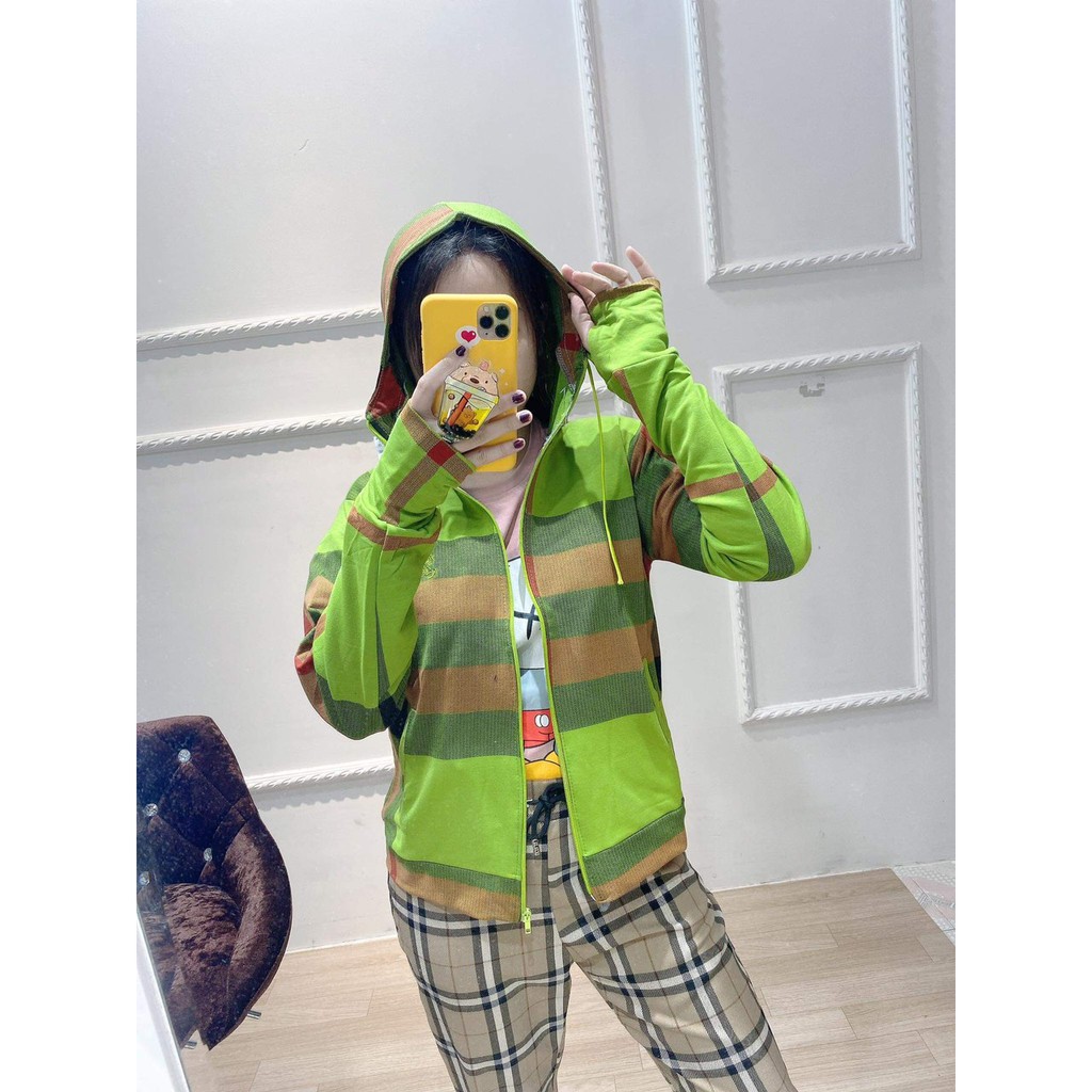 Áo khoác chống nắng in sọc nhiều màu_Moonunisex | BigBuy360 - bigbuy360.vn
