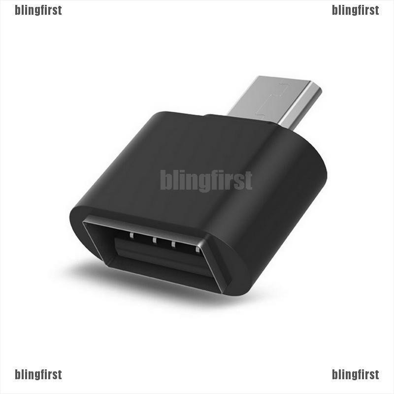 [Bling] 2pcs Micro USB Male To USB A 2.0 Adaptador OTG Convertidor Adapter Converter [First] | BigBuy360 - bigbuy360.vn
