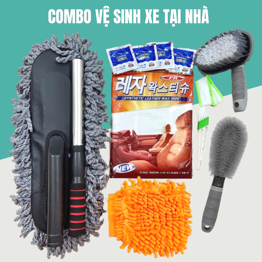 Chổi rửa xe ô tô dụng cụ rửa xe, vệ sinh chăm sóc xe ô tô tại nhà, vệ sinh nội thất vệ sinh kính ô tô tiện dụng
