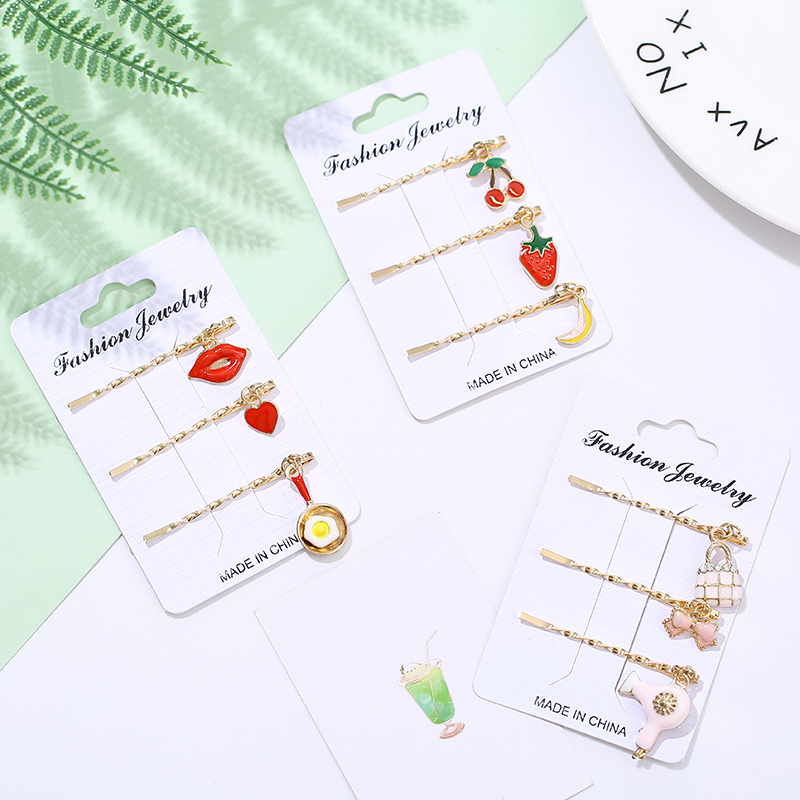 Kẹp tóc xinh xắn nhiều kiểu dáng dễ phối phong cách Hàn Quốc cho nữ