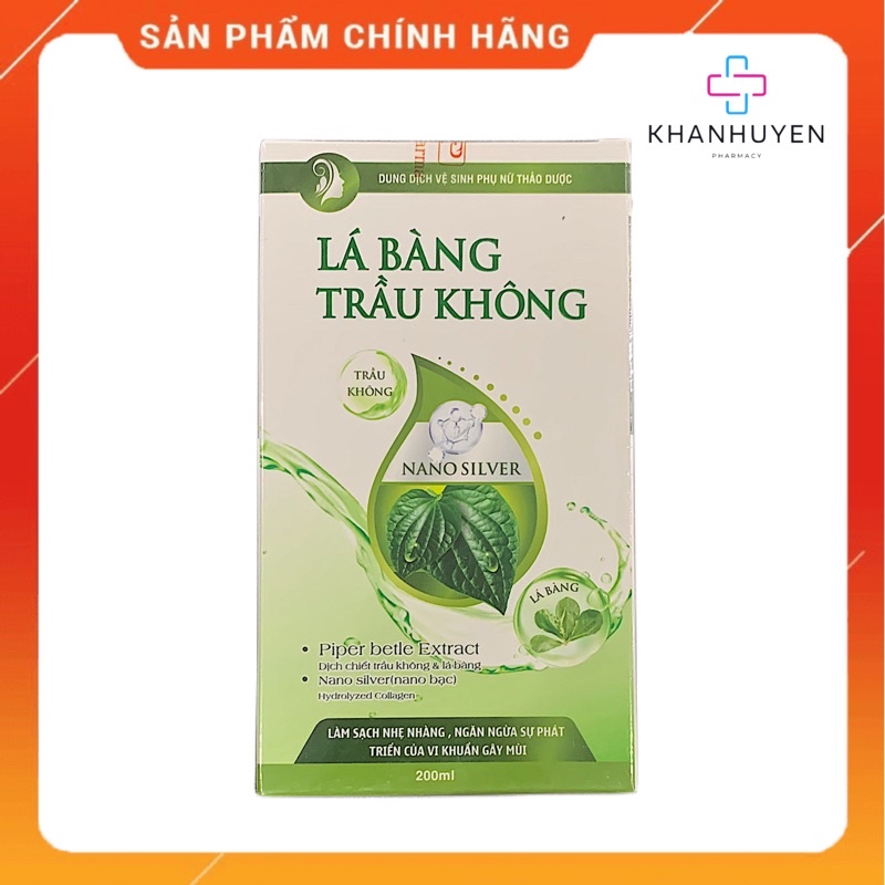 Dung dịch vệ sinh thảo dược Lá Bàng Trầu Không