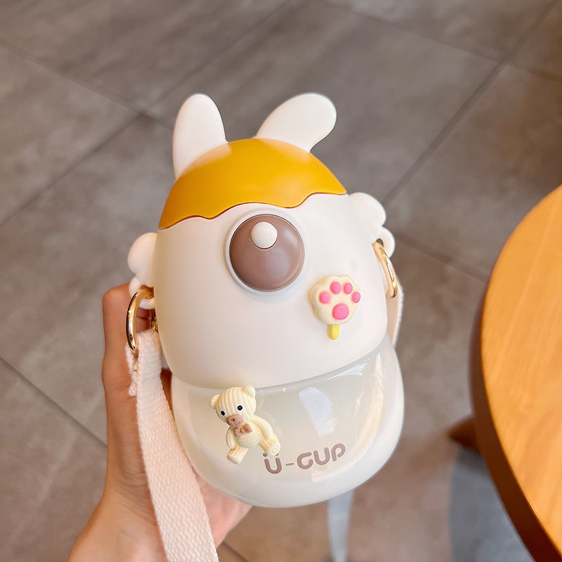 Bình Nước Có Ống Hút Dễ Thương Xinh Xắn 2022 Dành Cho Trẻ Em