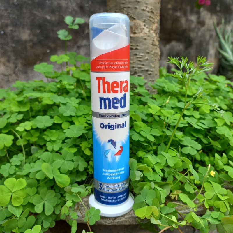 Kem đánh răng theramed original dạng ống 100ml bản đức - ảnh sản phẩm 2