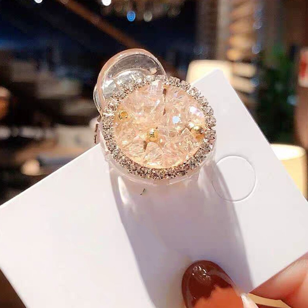 Kẹp Tóc Đính Đá Kiểu Dáng Xinh Xắn Cho Nữ