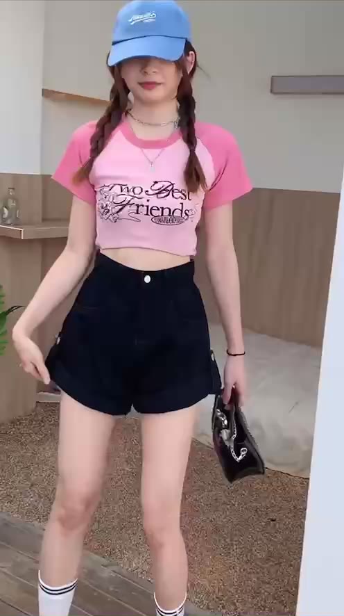 Quần Short Jean Cạp Cao 2 Màu Cá Gấu Trẻ Chung Năng Đông | BigBuy360 - bigbuy360.vn