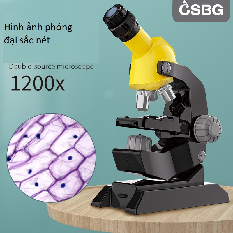 KÍNH HIỂN VI SINH HỌC MICRO-BG001 PHÓNG ĐẠI LÊN 1200X