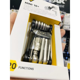 Bộ lục giác Mini Tool TOPEAK mini 18+ (20 Chức Năng) TT2518