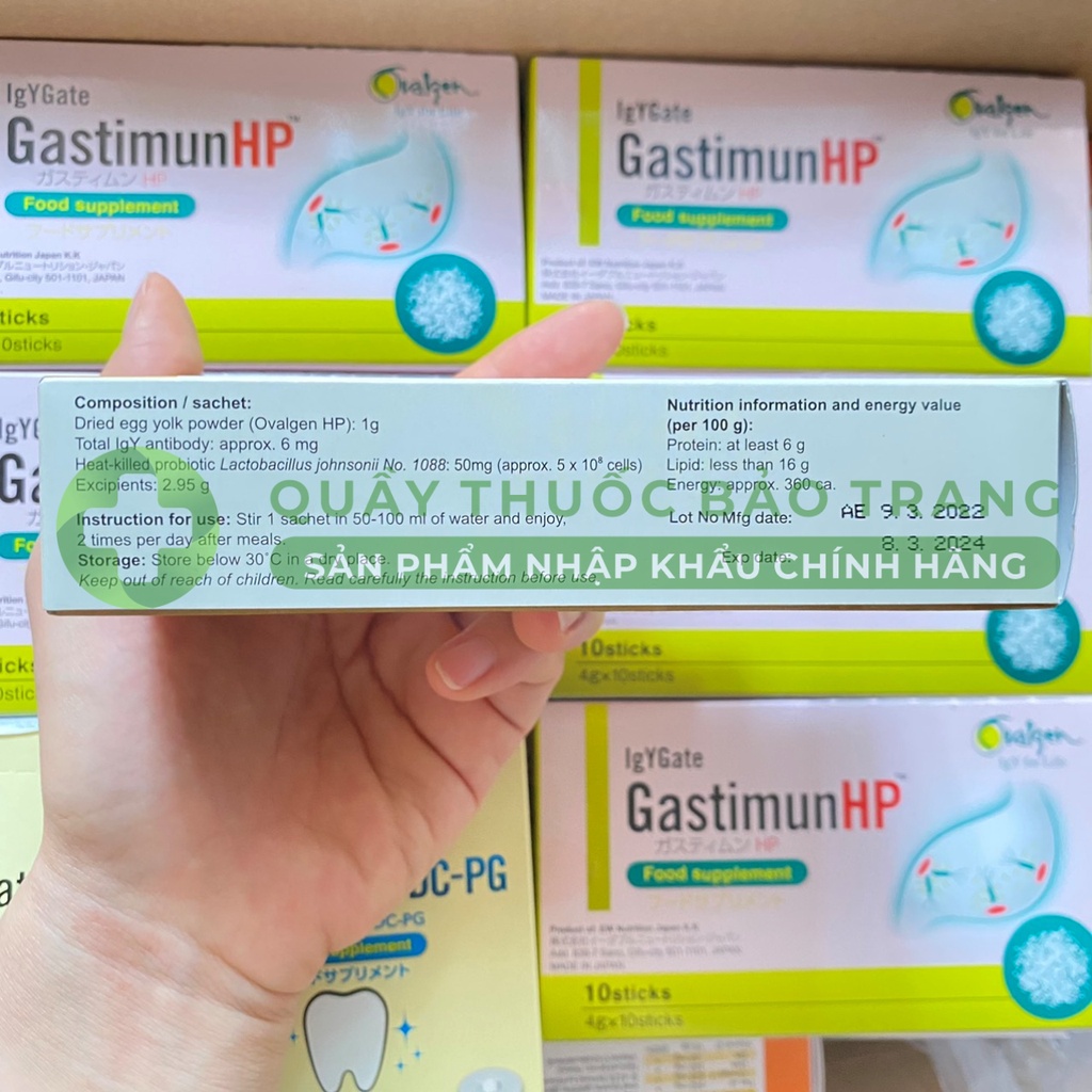 GastimunHP Plus - Giúp tăng cường hiệu quả thải trừ HP