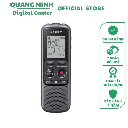 Máy ghi âm Sony ICD-PX 240, Máy ghi âm chuyên nghiệp Sony, Hàng chính hãng bảo hành 12 Tháng Đổi mới