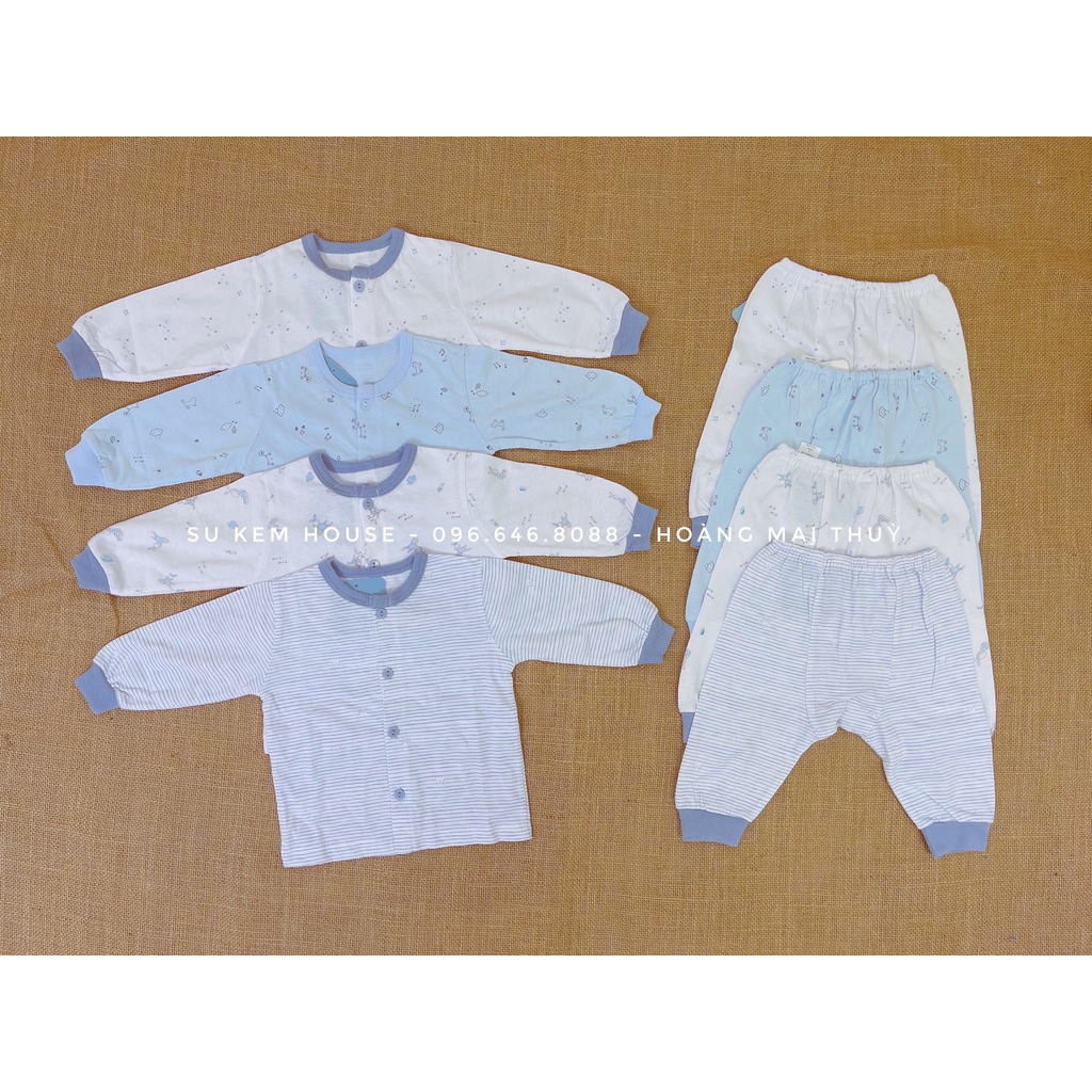 Áo dài tay MioMio 100% cotton mỏng mát cho bé từu sơ sinh