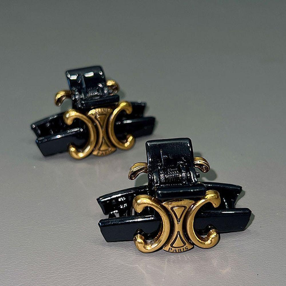 USNOW Kẹp Tóc Kim Loại Hình Chữ Cái Phong Cách Cổ Điển Cho Nữ