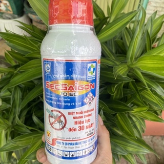 Chế phẩm phun muỗi gia dụng và y tế sec saigon 10ec, secsaigon, sec 10, 450ml