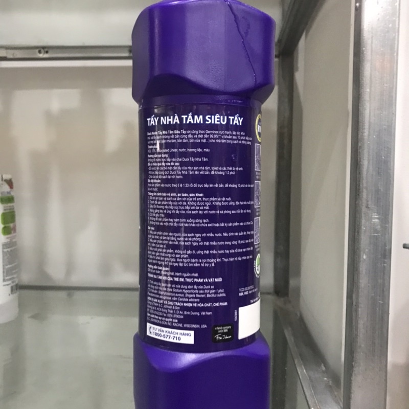 Nước Tẩy Nhà Tắm Duck Mr Muscle siêu tẩy chai 900ml
