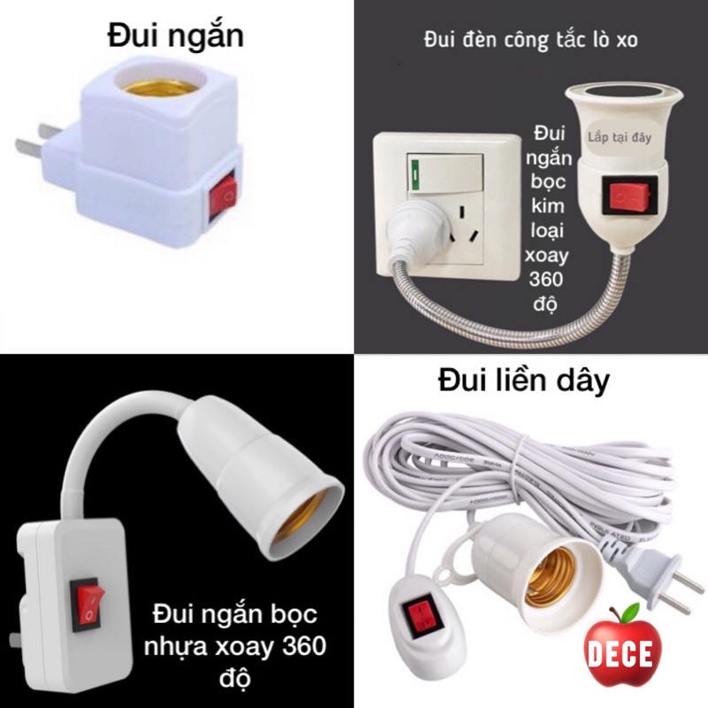 (SALE ALL) Đui đèn E27 các loại