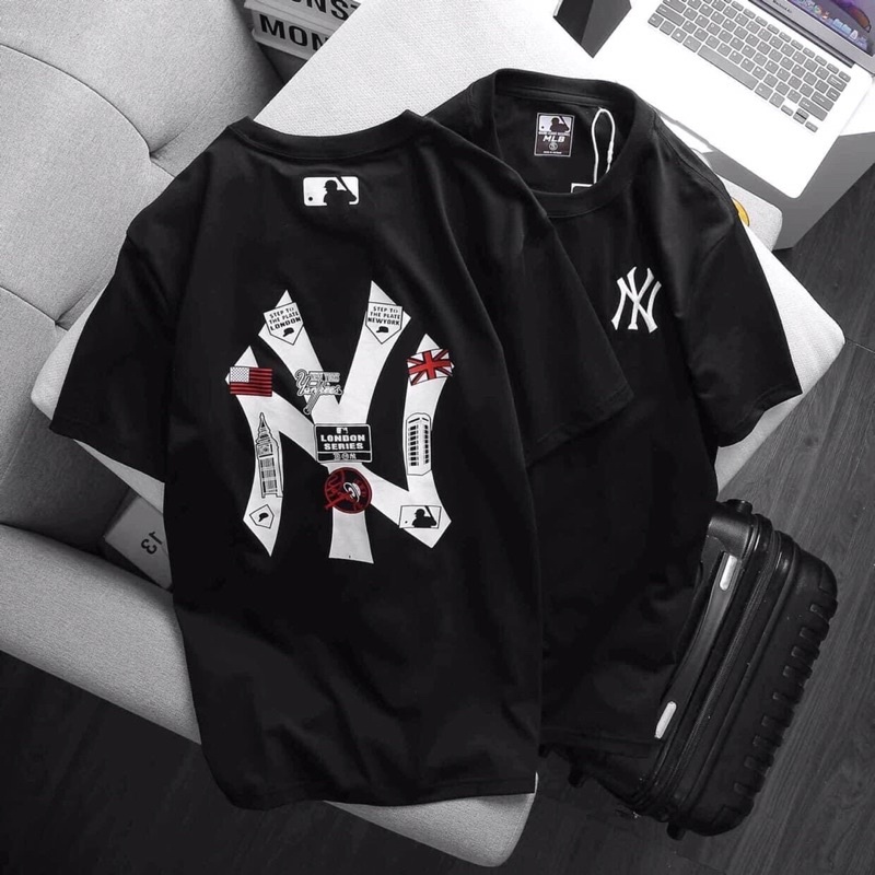 Áo thun unisex MLB DRAGON hai màu đen trắng áo thun from rộng 5 size S, M, L,XL, XXL | BigBuy360 - bigbuy360.vn