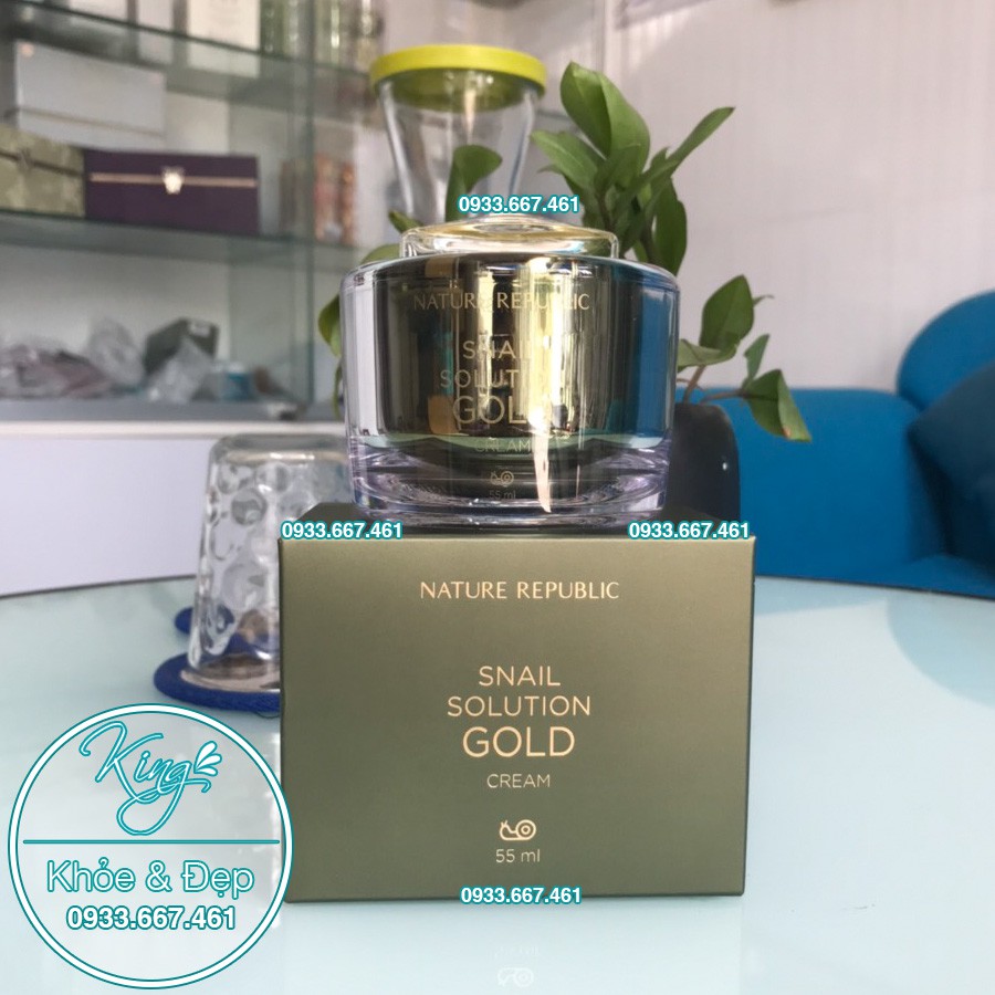 Kem Dưỡng Da Nature Republic Snail Solution Gold Cream