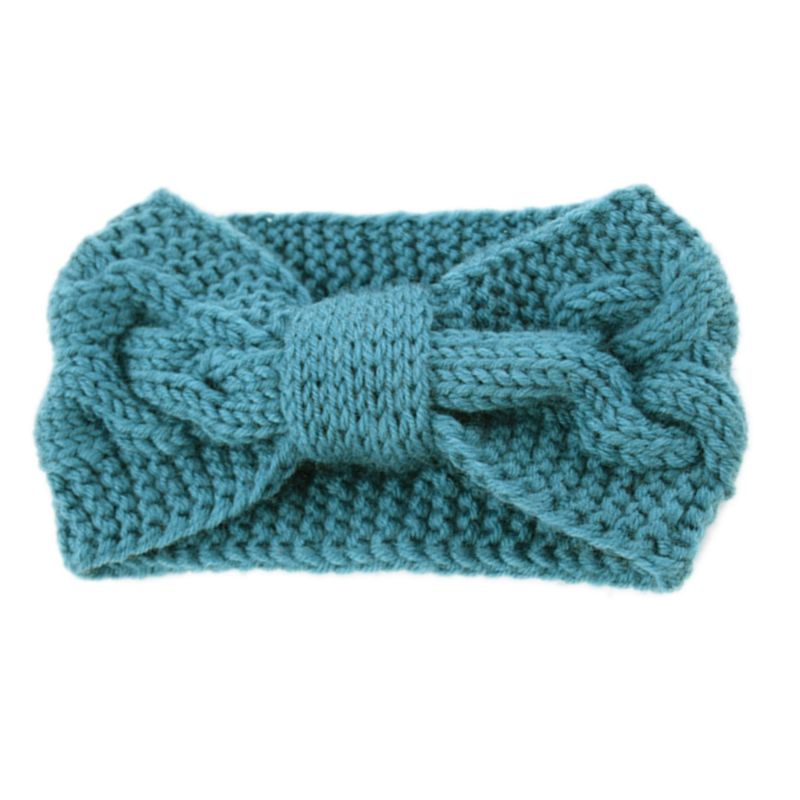 Băng Đô Len Thắt Nơ Xinh Xắn Cho Nữ