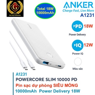 Mua Pin sạc dự phòng ANKER PowerCore Metro Slim 10000mah PD 18W A1231