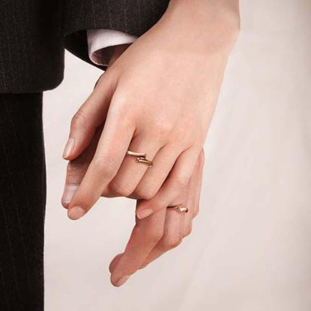 Nhẫn Đôi VANES1 Thời Trang Hàn Quốc Có Thể Điều Chỉnh Kích Cỡ