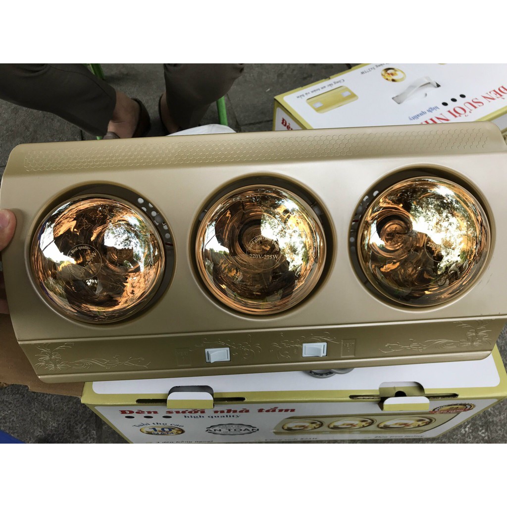Đèn sưởi nhà tắm 2 bóng 500w , 3 bóng 750w ///