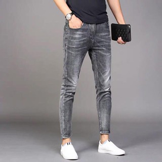 quần jean nam xám bạc trơn 2212  cao cấp