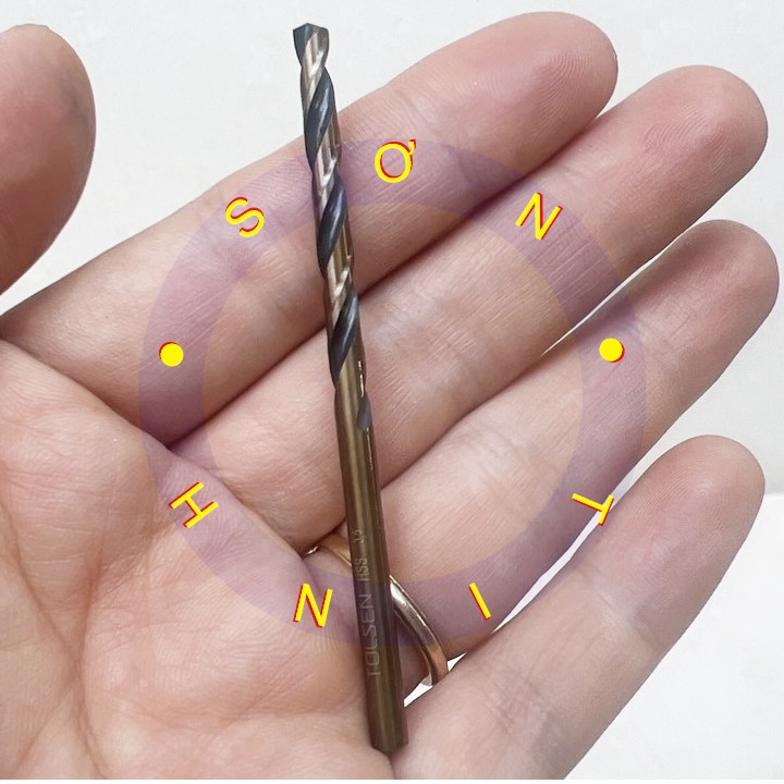 Mũi khoan sắt HSS vàng đen đa năng gỗ, sắt, inox 3.5mm Tolsen 75111