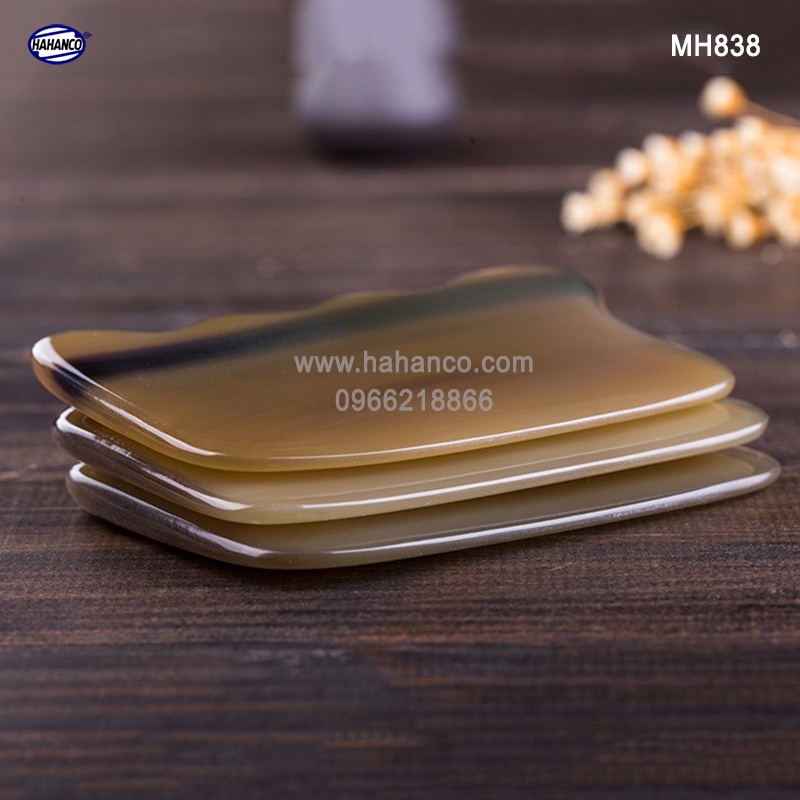 Dụng cụ cạo gió bằng sừng - Massage toàn thân làm đẹp da - MH838 - Hahanco