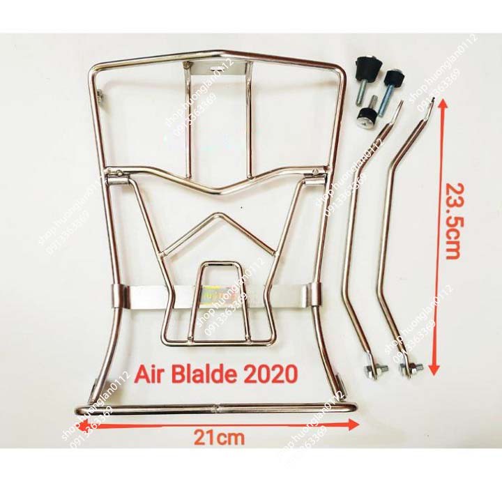 ( Hàng Chất, giá tốt ) Baga inox Honda Air Blade 2020