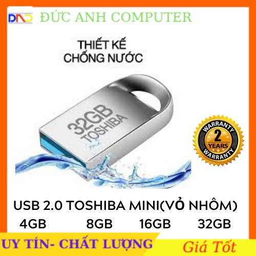 USB 2.0 Toshiba MINI U401 4GB/ 8GB/ 16GB/ 32GB (Bạc) -Thiết Kế Nhỏ Gọn- Kiểu Dáng Tinh Tế- Bảo hành 2 năm | BigBuy360 - bigbuy360.vn