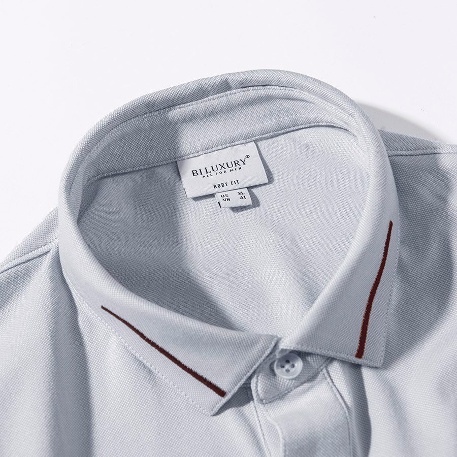 Áo polo nam Biluxury viền cổ thêu ngực đẳng cấp form chuẩn vừa người co giãn thấm hút tốt 5APCT020