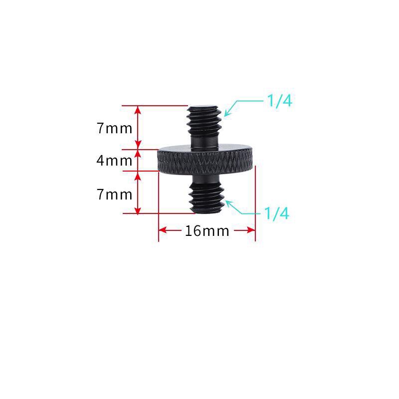 Đầu chuyển đổi ren đai ốc vít 1/4 inch và 3/8 inch phụ kiện chân máy ảnh