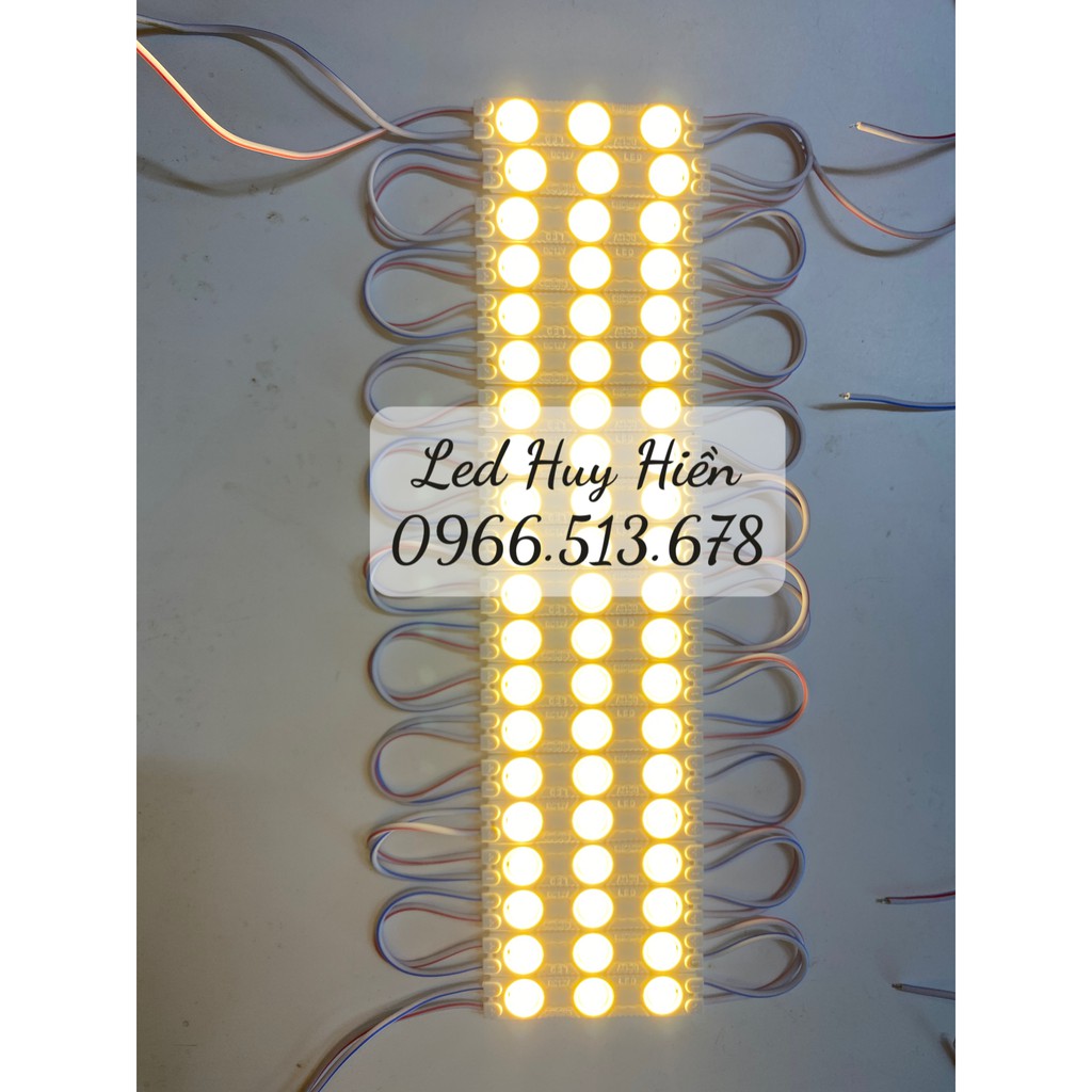 Led hắt 3 led 2835 kích thước 6012, led hắt 3 bóng các màu - Vỉ 20 thanh 3 Led