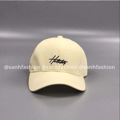 Mũ lưỡi trai thêu hình chữ Holiday Nón kết chất kaki cao cấp thời trang form unisex nam nữ K21