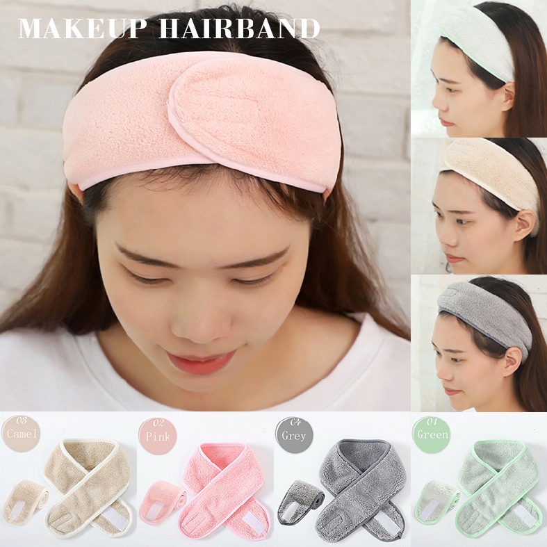 [Hàng mới về] Băng đô dành cho nữ sử dụng trang điểm rửa mặt tại salon spa