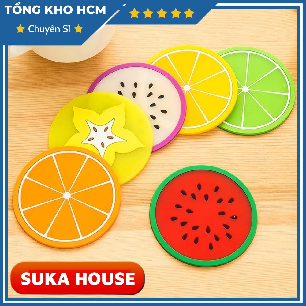 Đế Lót Ly Hình Trái Cây Dễ Thương SUKAHOUSE H163