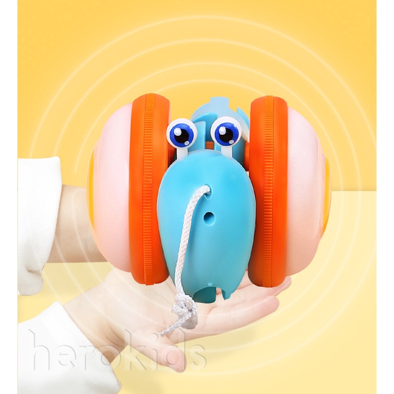 Đồ chơi ốc sên kéo phát nhạc và đèn vui nhộn cho bé