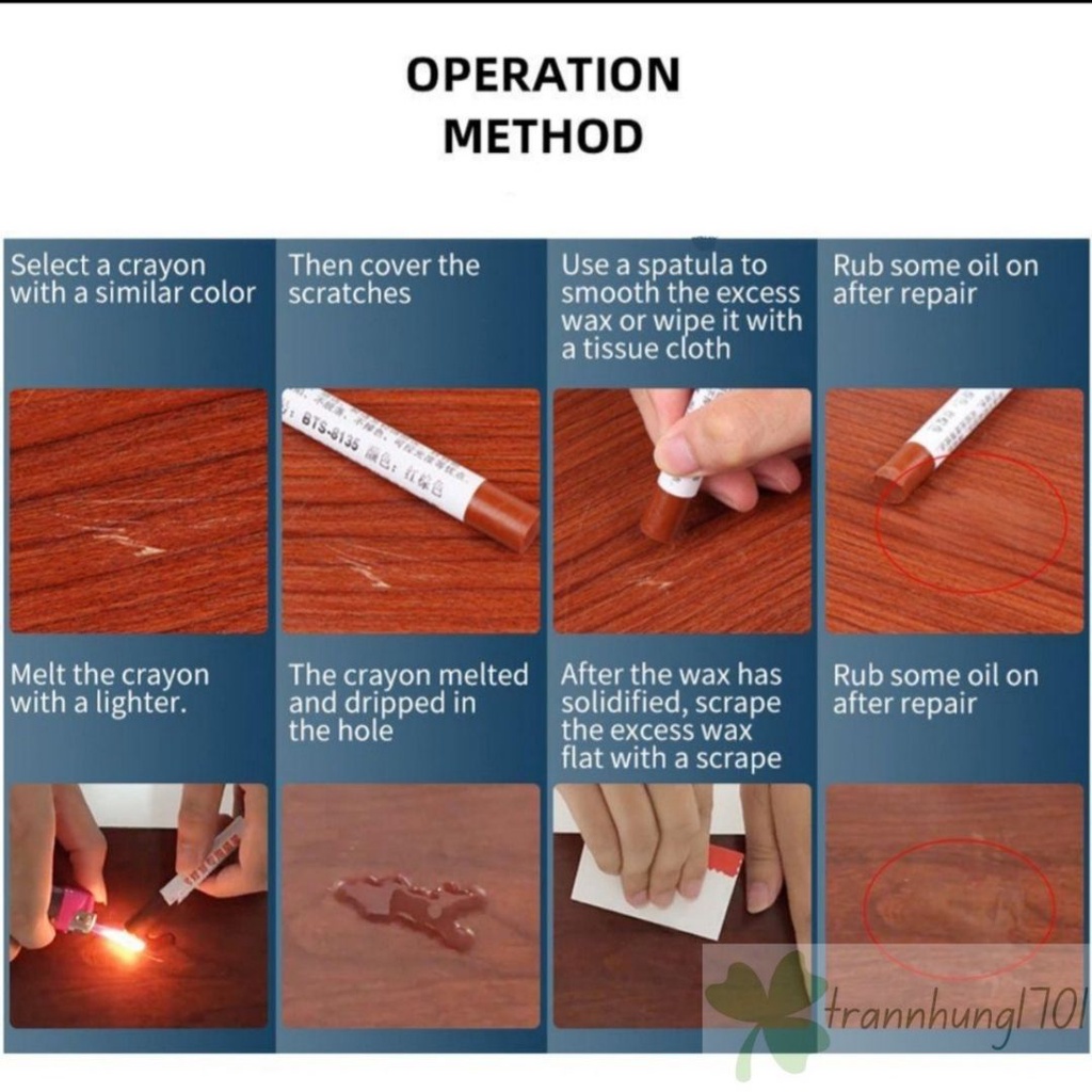 Bút che vết trầy xước trên gỗ